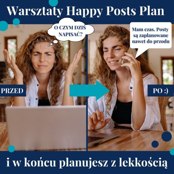 Happy Posts Plan o czym pisać w social mediach